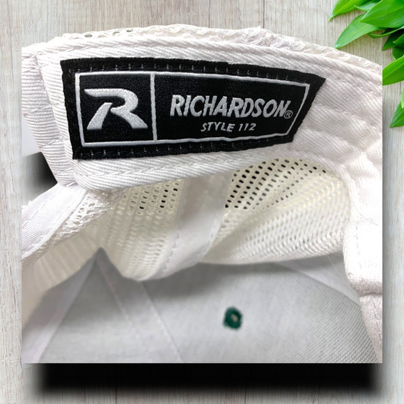 Manheim Dallas Trucker Hat Cap Mesh Back Snapback Gray & Green Richardson - Picture 5 of 5